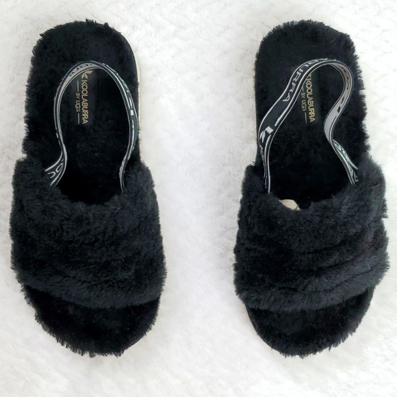 Koolaburra By UGG Fuzz’n Li Sandal Slipper Size 3 - Picture 14 of 17